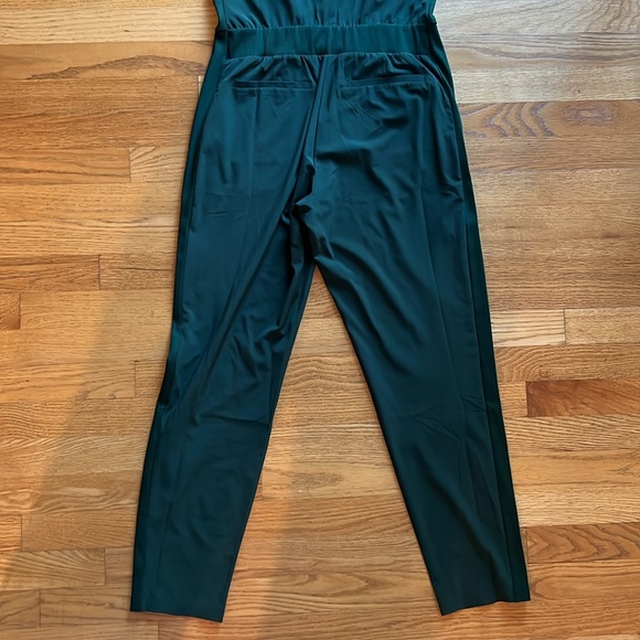 Athleta Brooklyn jumpsuit, Seaweed Snack color, size 4 - Picture 9 of 10